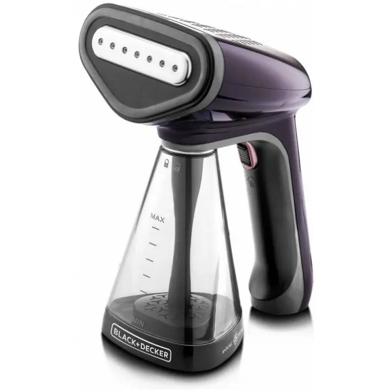 Black+Decker Handheld Garment Steamer, 1500 Watt, 260ml, Purple - HST1500 Black+Decker Handheld Garment Steamer, 1500 Watt, 260ml, Purple - HST1500